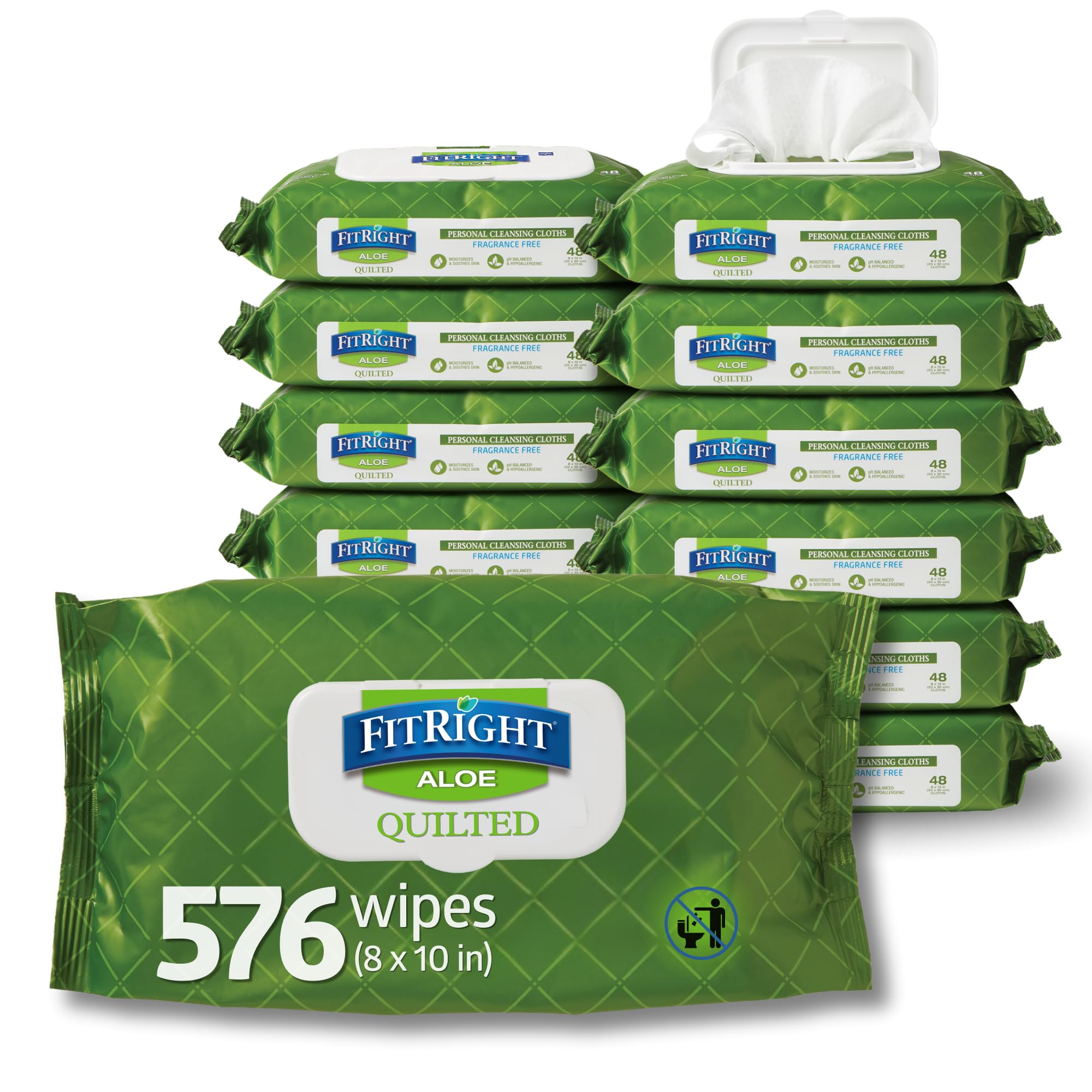 Medline FitRight embalaje frontal mostrando cantidad y formato, conveniencia de compra