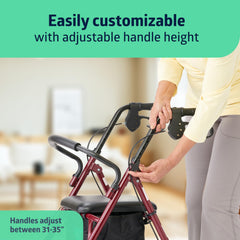 Medline manijas ajustables con freno ergonómico para un agarre seguro