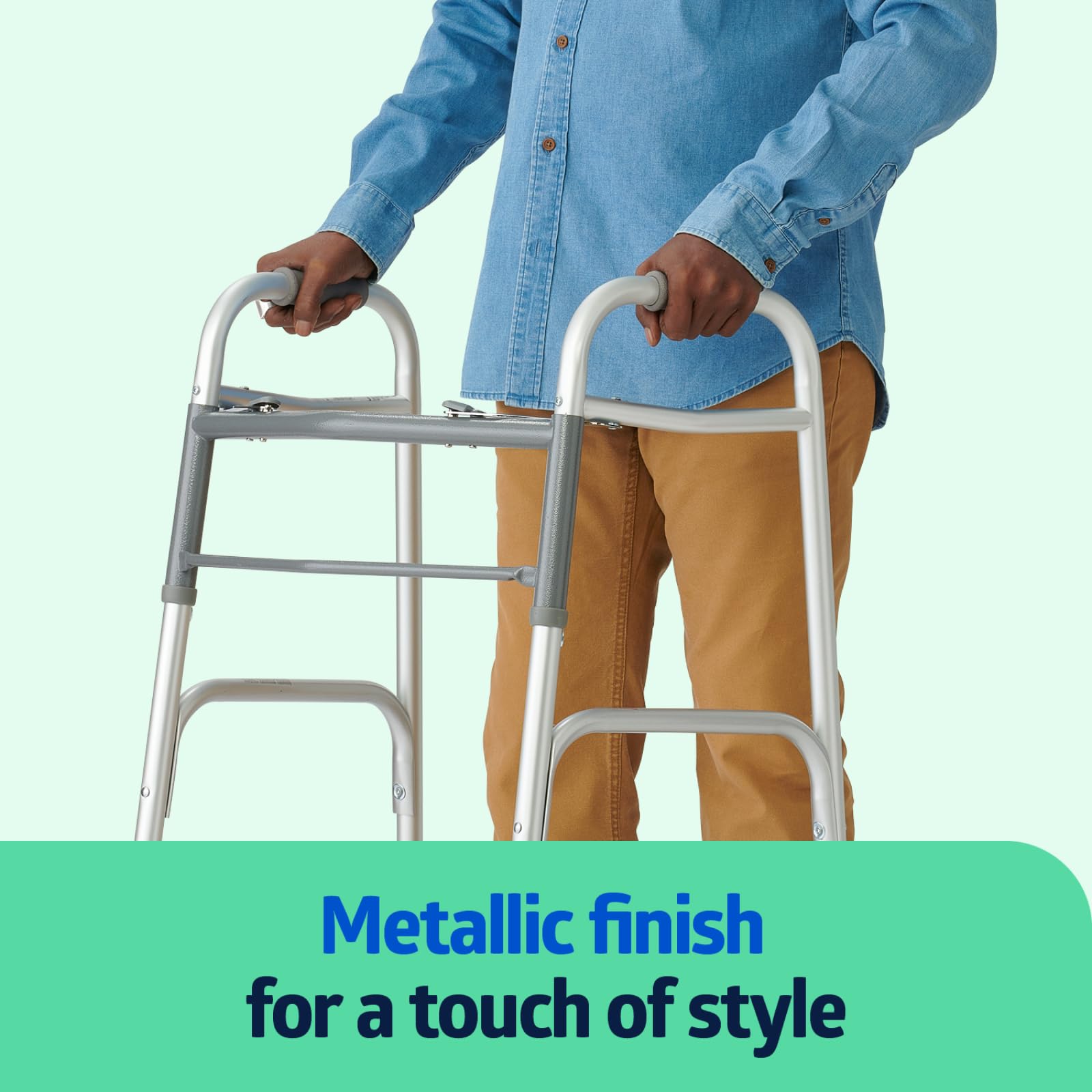 Medline rueda de 5 pulgadas para mejor maniobrabilidad y rodadura