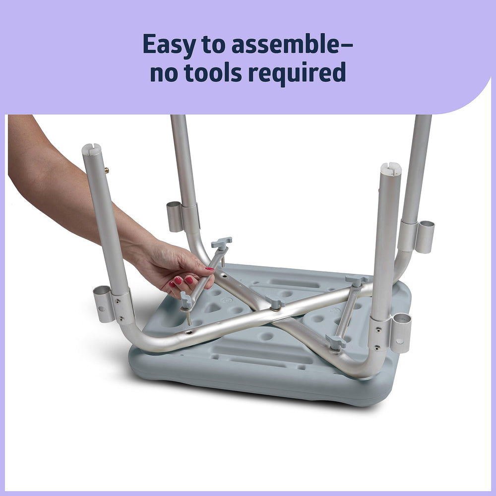Medline patas antideslizantes mostrando adherencia para mayor seguridad