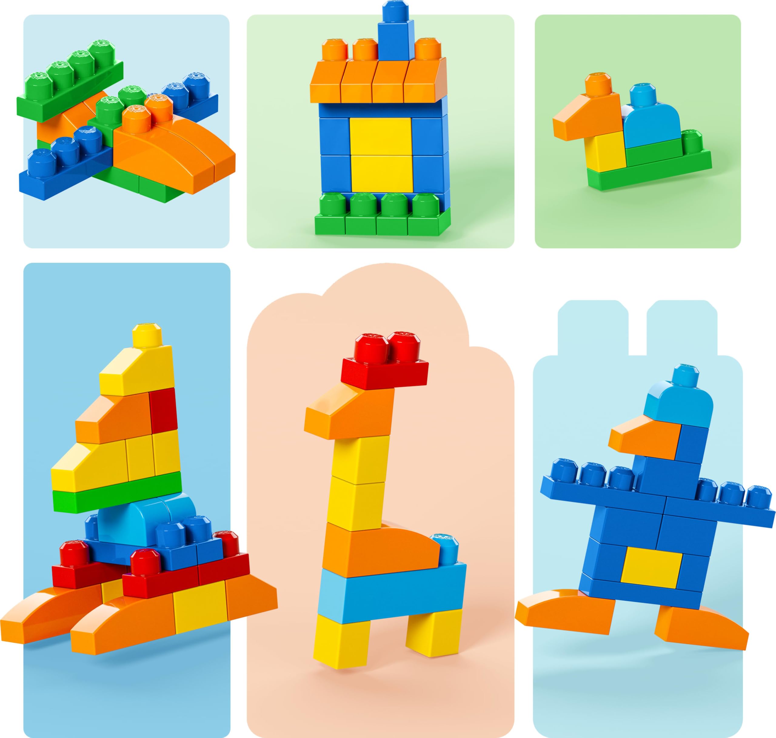 Mega Bloks piezas especiales ampliando creatividad y combinaciones