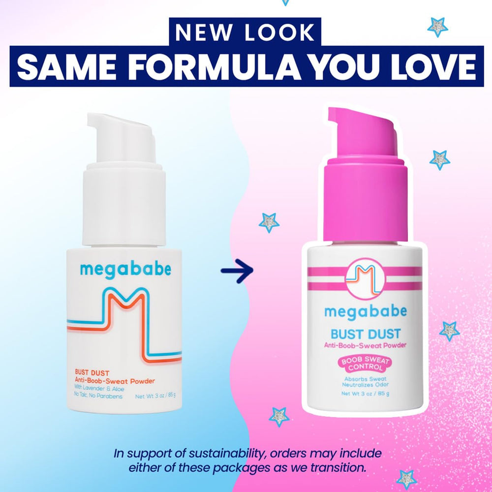 Megababe Bust Dust en contexto veraniego, mantiene frescura y comodidad