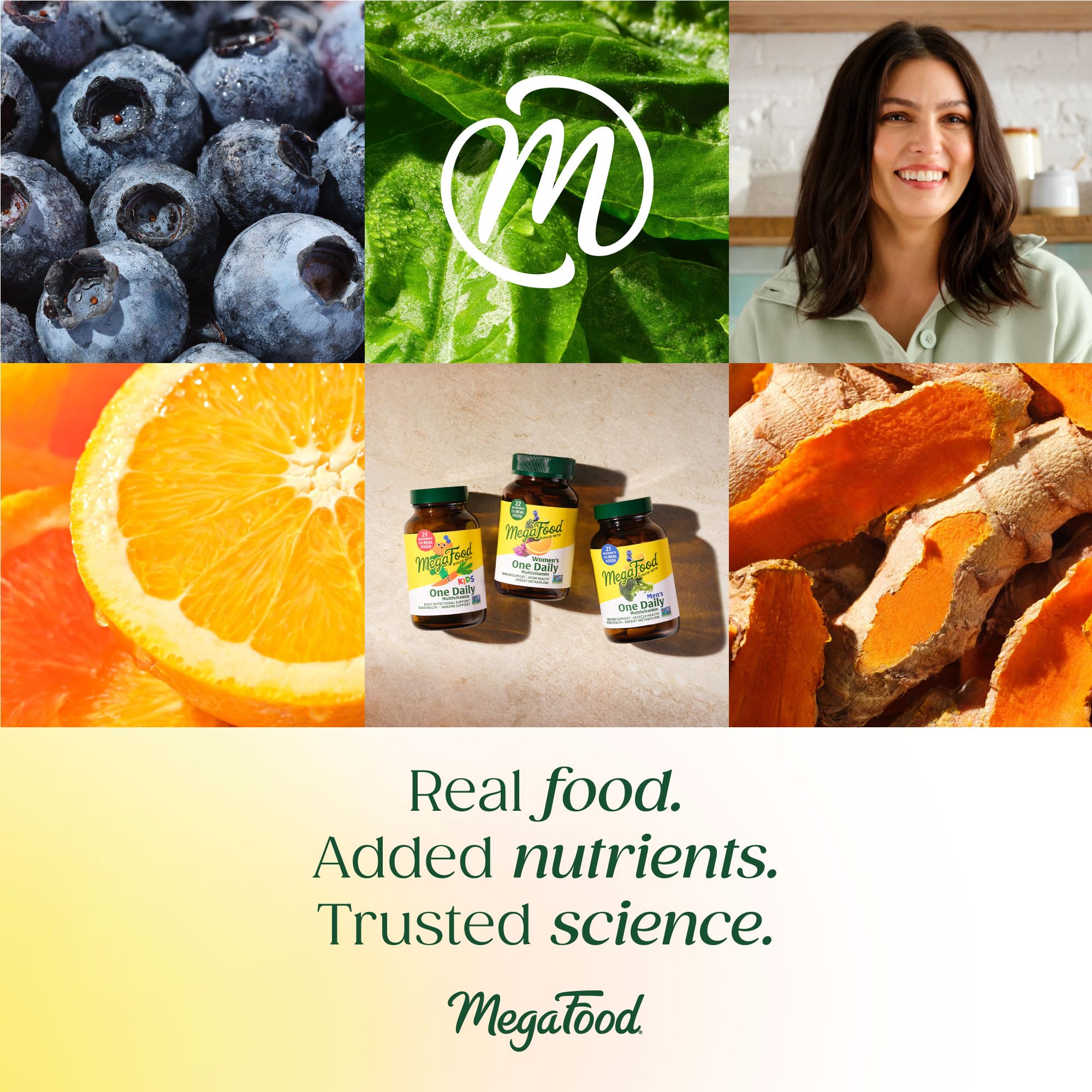 MegaFood mujer embarazada en ambiente relajado, bienestar práctico