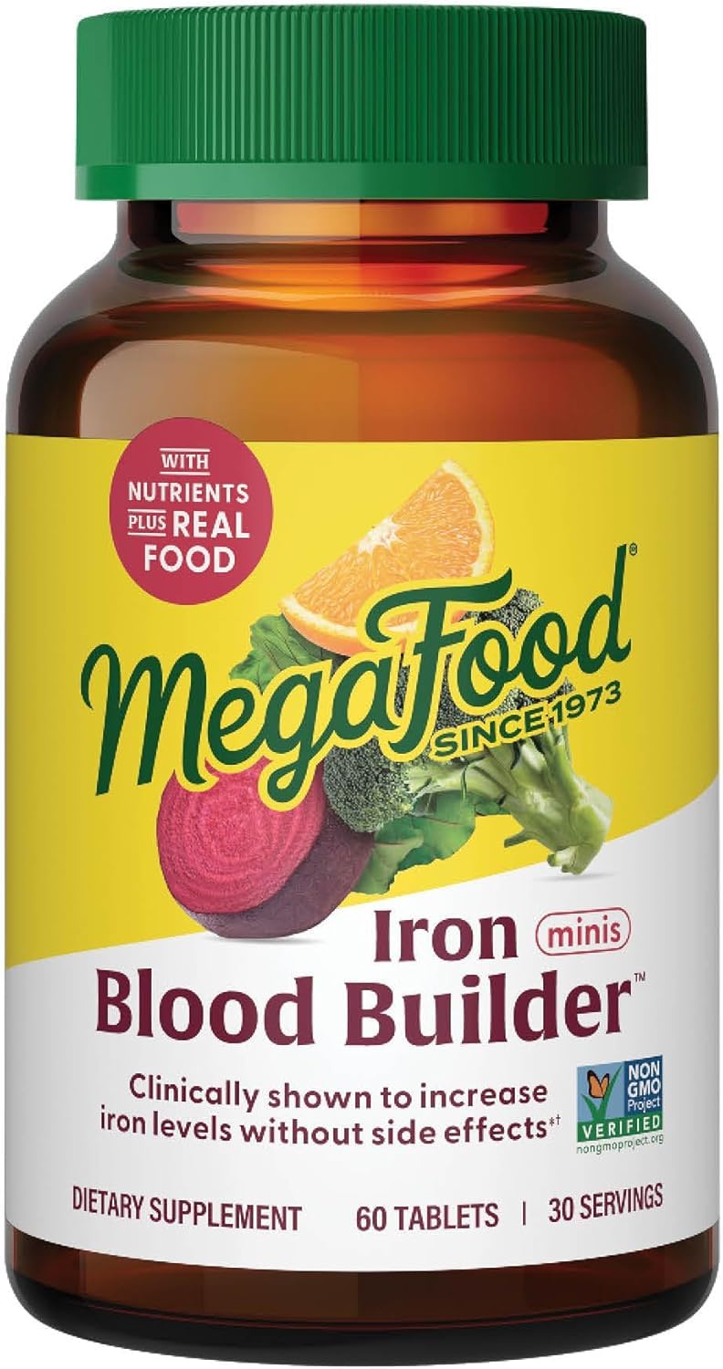 MegaFood frente del empaque mostrando el producto y beneficios