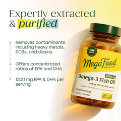 MegaFood cápsulas en mano para comparar tamaño y porciones por frasco