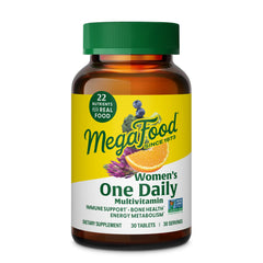 MegaFood front packaging showing product name and benefits for convenient identification