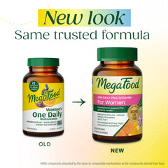 MegaFood tablet close-up revealing smooth surface and compact one-a-day size for easy swallowing
