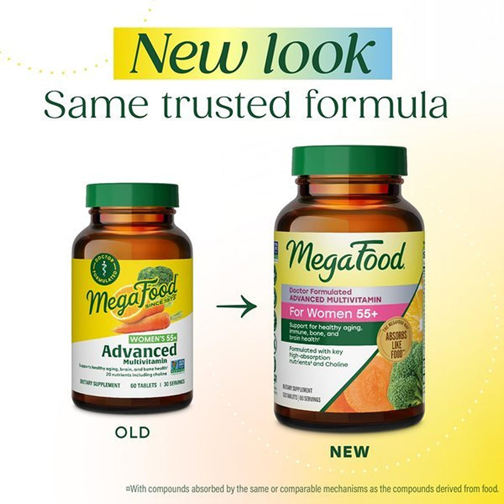 MegaFood primer plano de tabletas mostrando textura y facilidad de masticar