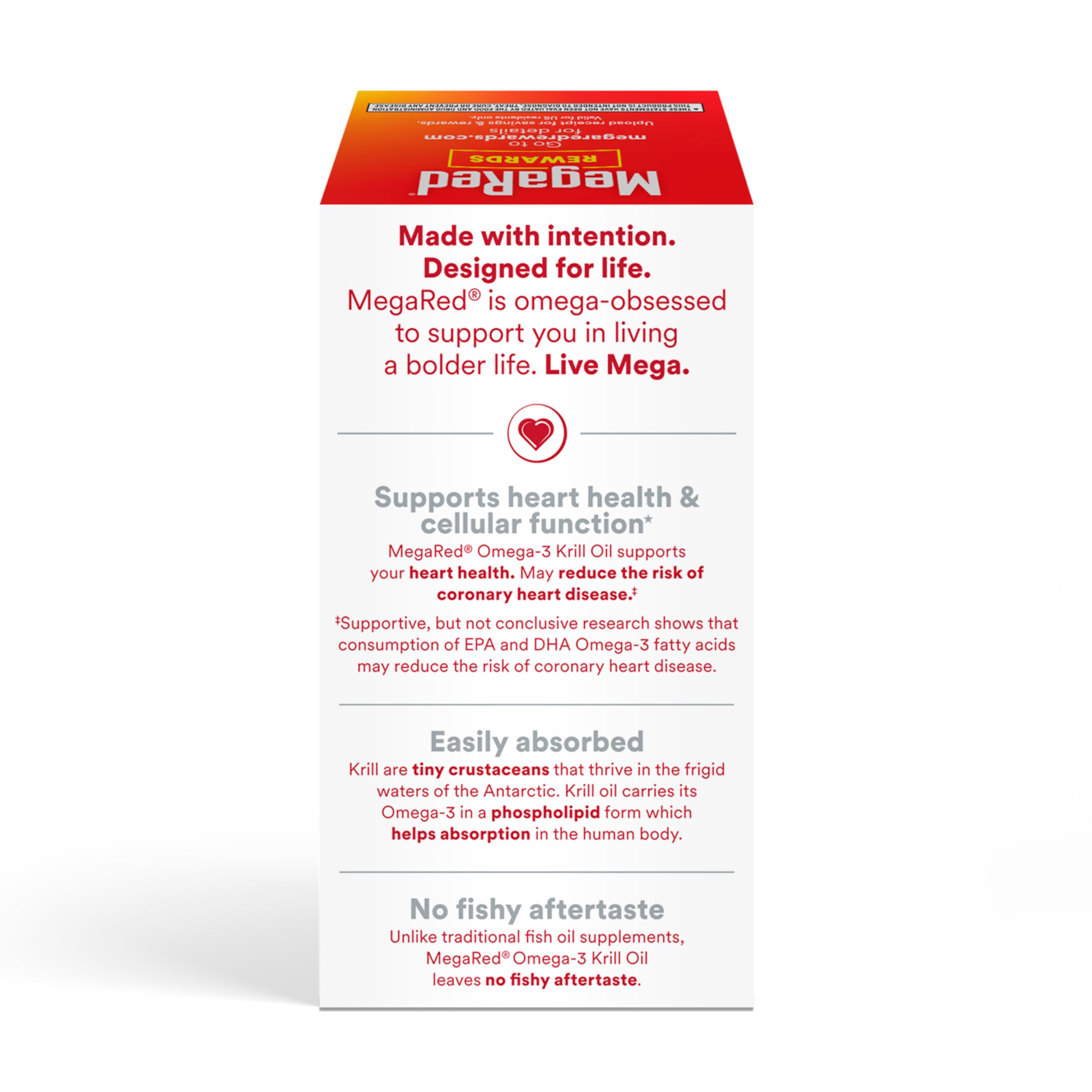 MegaRed etiqueta con astaxantina resaltando acción antioxidante
