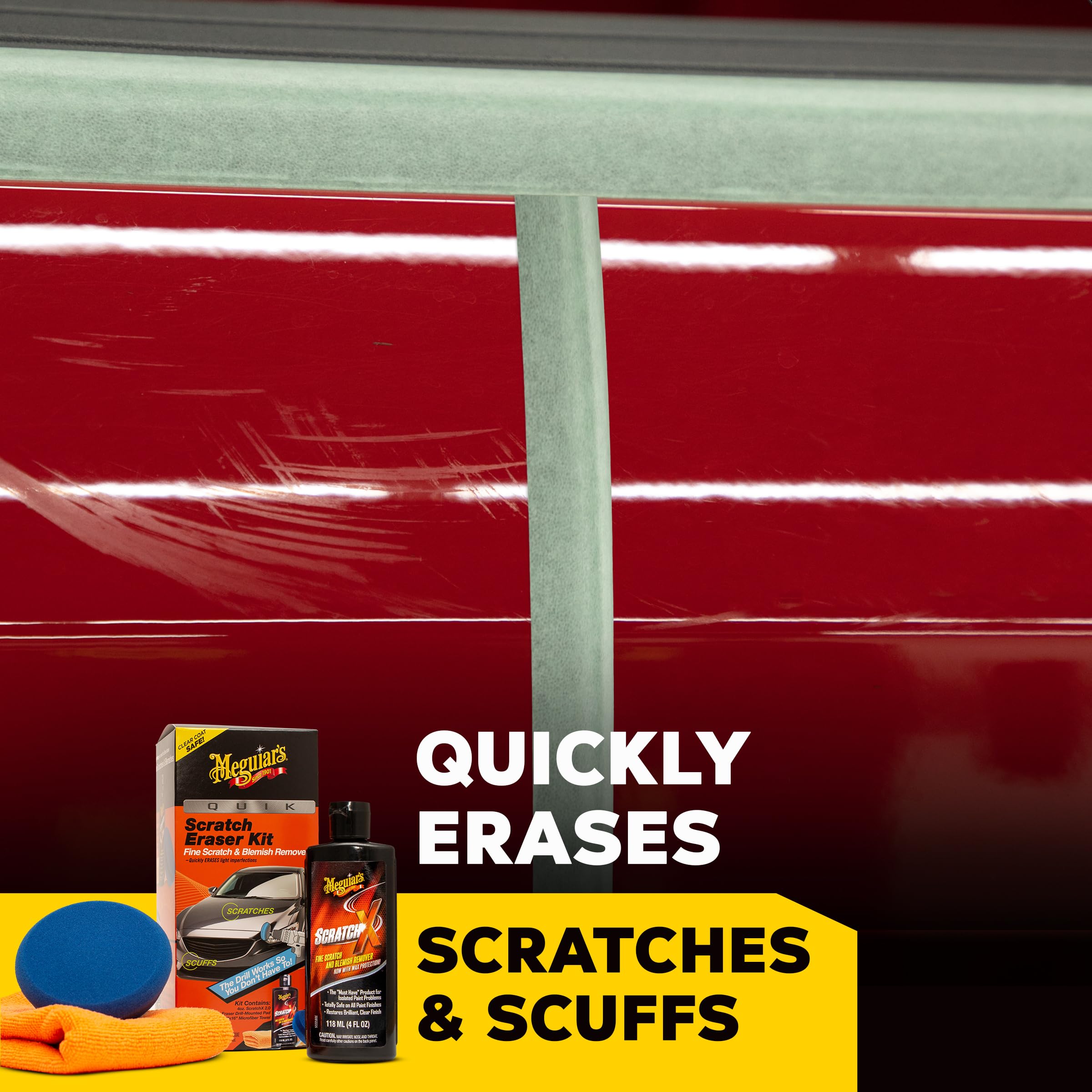 Meguiar's primer plano de la almohadilla Scratch Eraser para trabajo eficaz