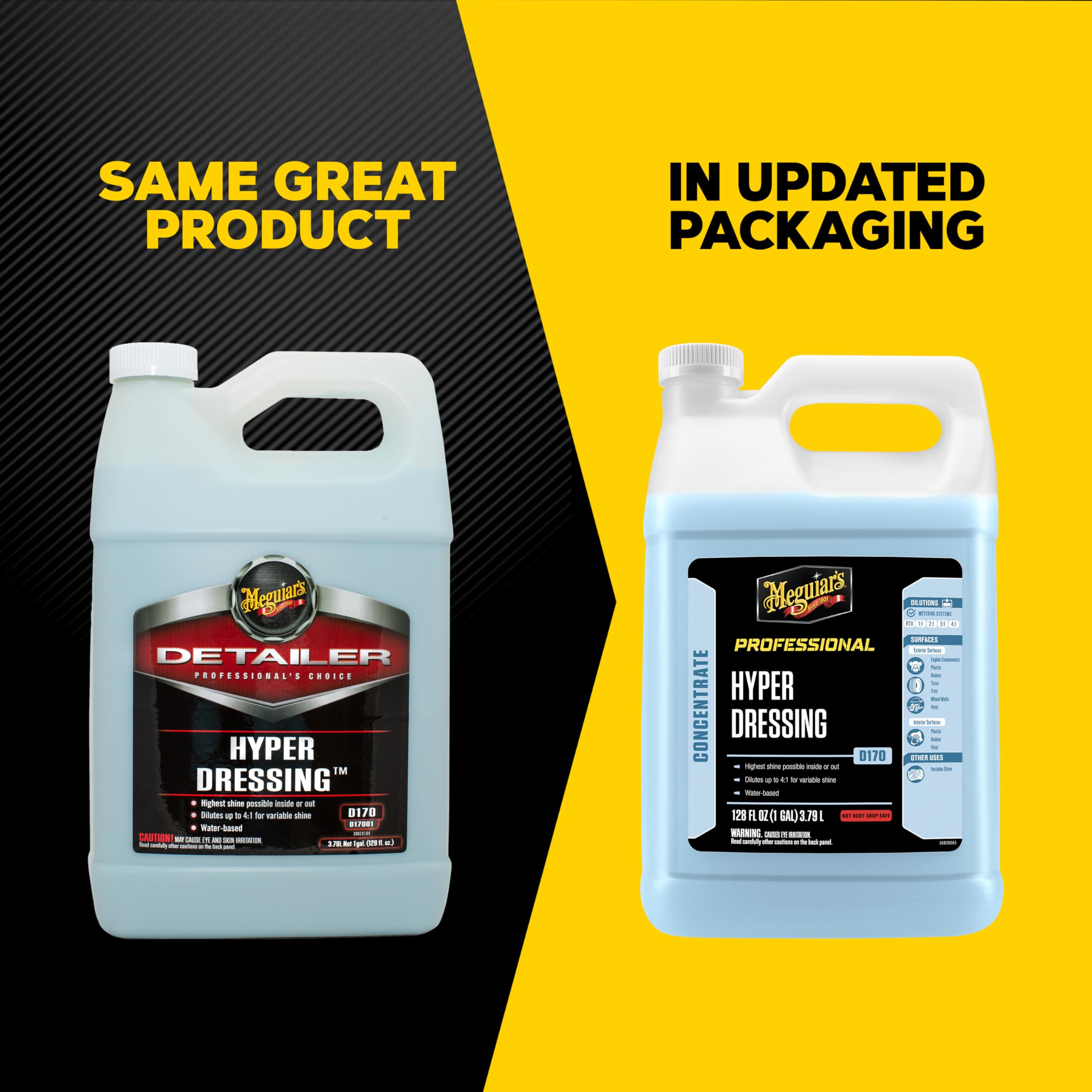 Meguiar's D170 detalle de la etiqueta con instrucciones claras y beneficios