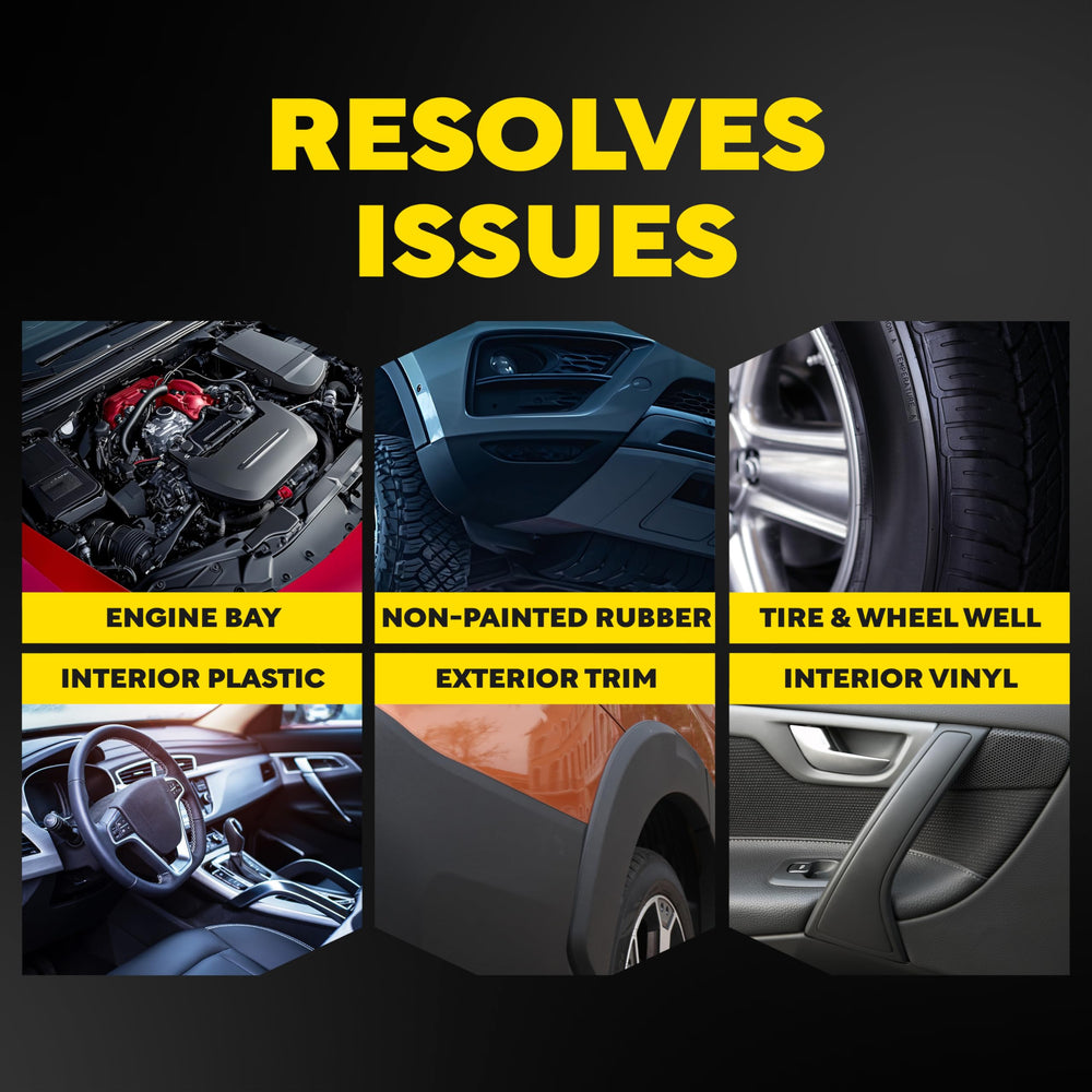 Meguiar's D170 usado sobre neumático logrando brillo controlado