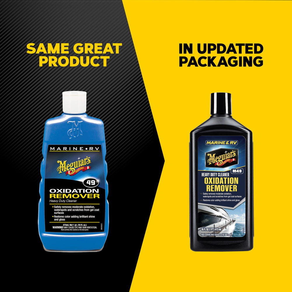 Meguiar's M49 textura de crema en primer plano que muestra consistencia y eficacia