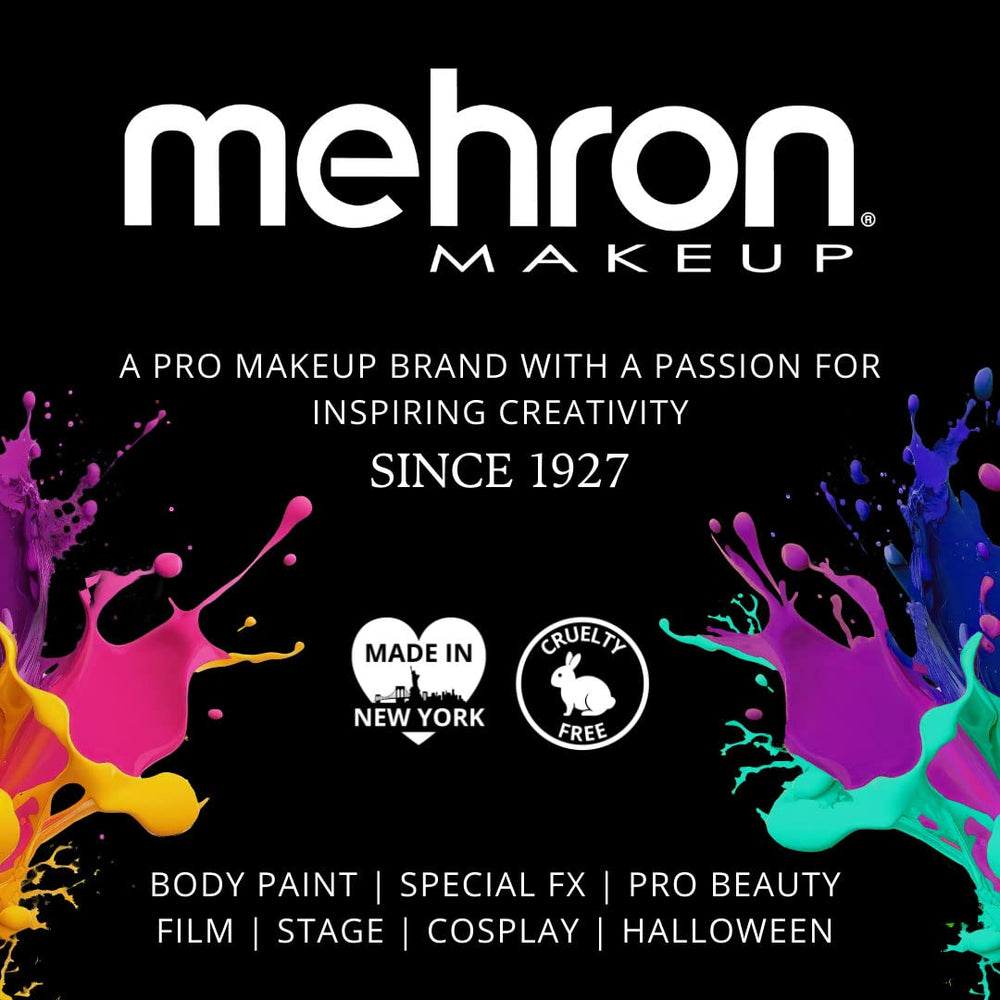 Mehron Skin Prep Pro comparativa antes y después logrando acabado mate