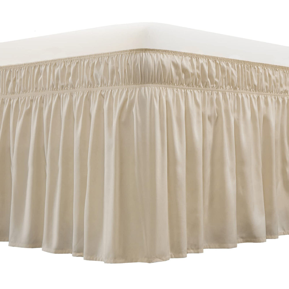 MEILA falda frontal en beige mostrando cobertura completa y elegante