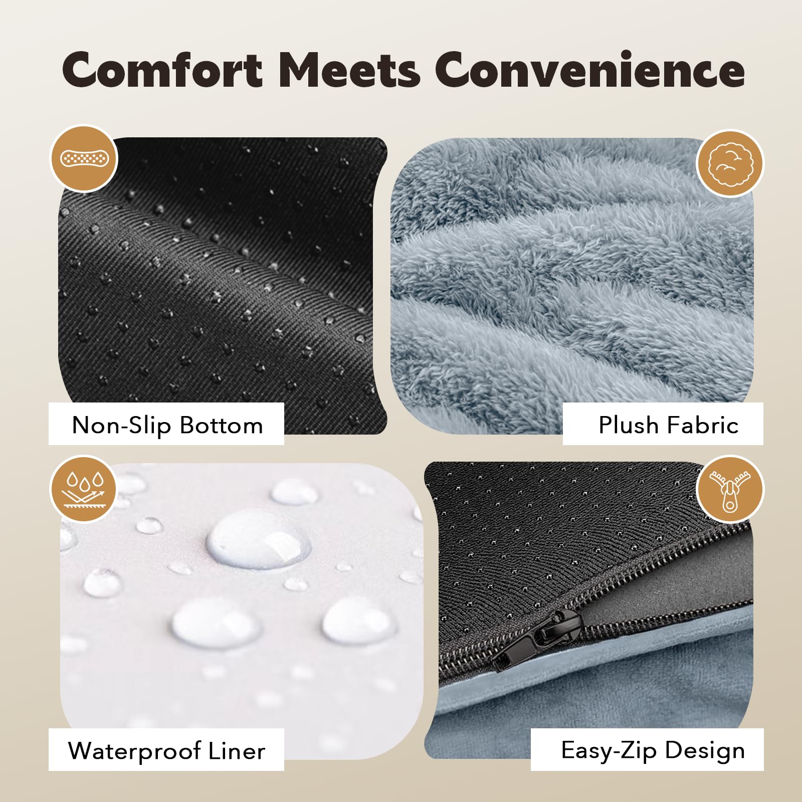 MEKIY funda desmontable impermeable para limpieza sencilla