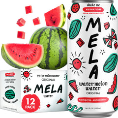 Mela Water lata frontal mostrando diseño y frescura