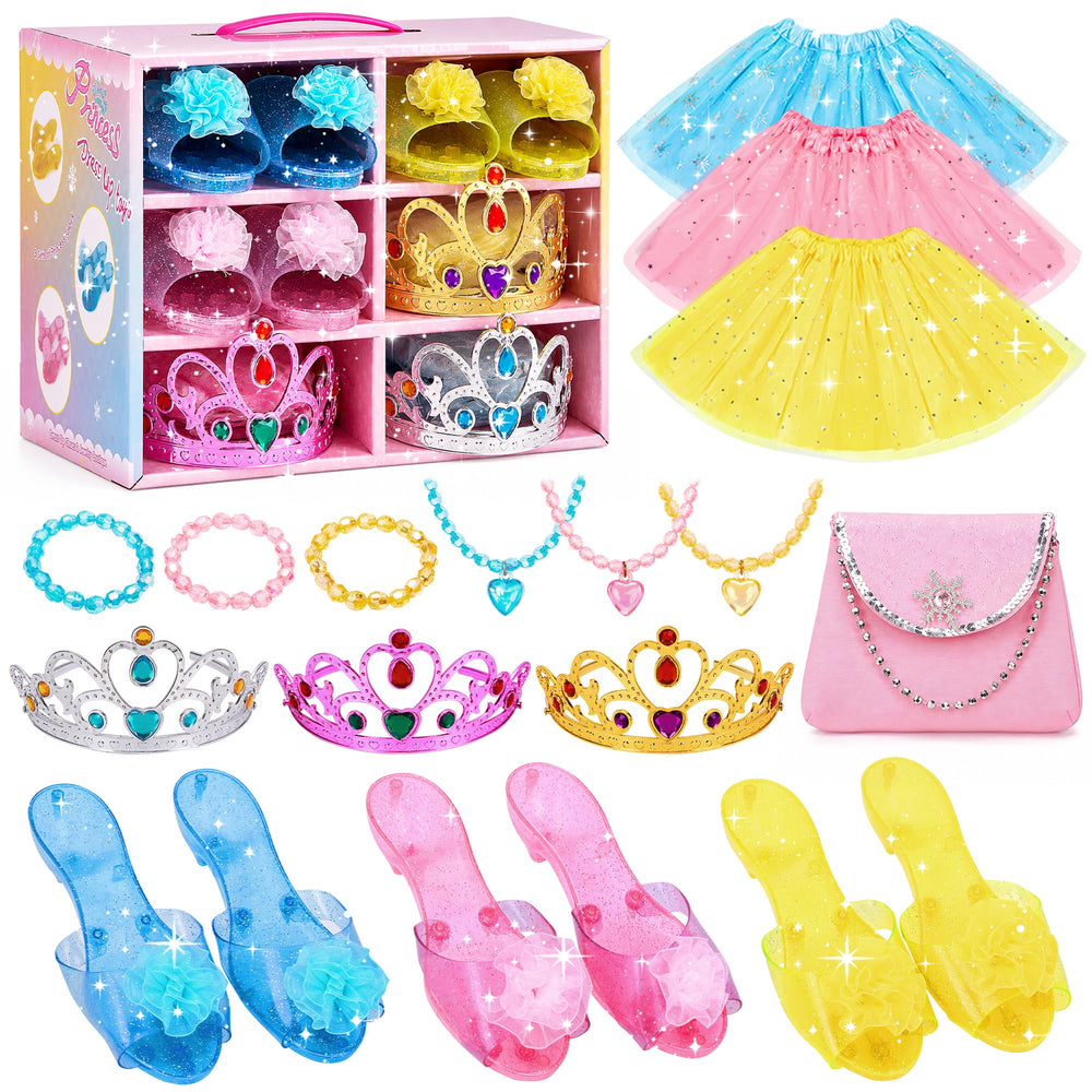 Meland cofre princesa frontal mostrando el set completo y ordenado
