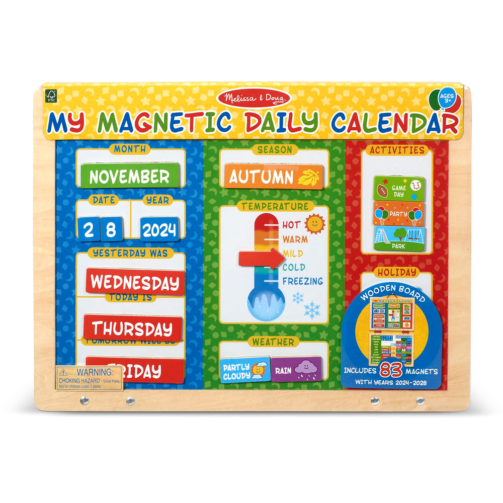 Melissa & Doug caja y guía de montaje, presentación lista para regalar