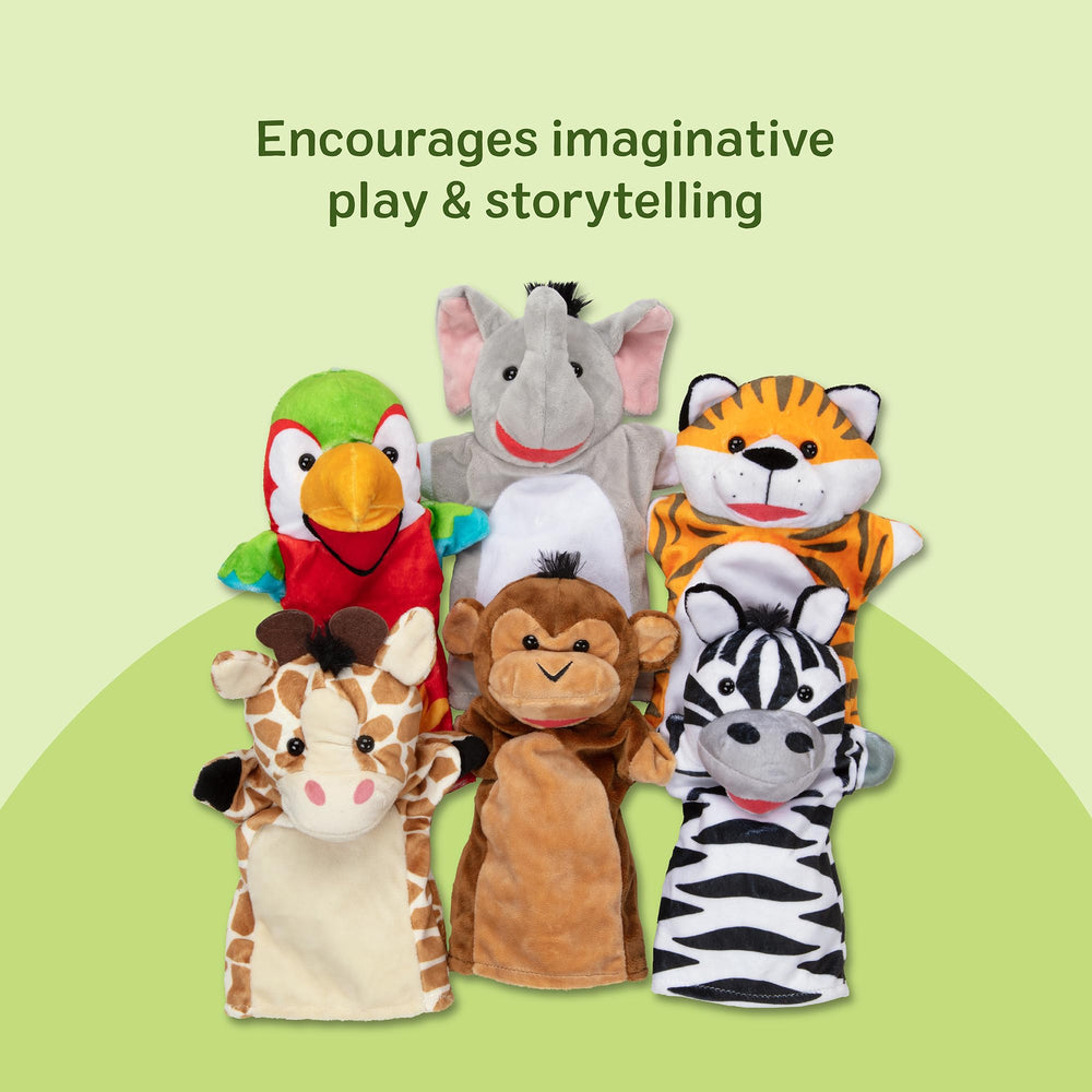 Melissa & Doug escena de juego safari con niños fomentando interacción social