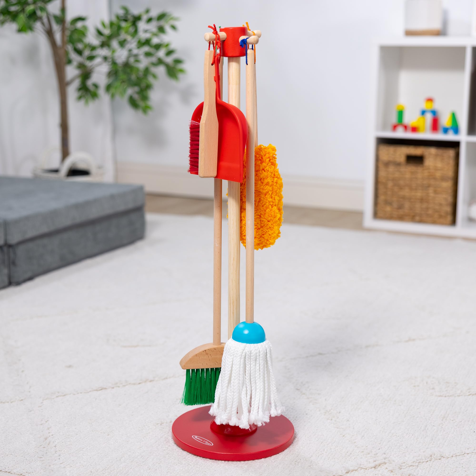 Melissa & Doug etiqueta mostrando materiales seguros y pintura no tóxica
