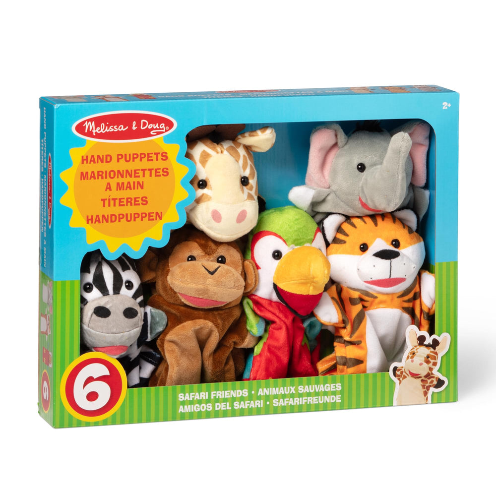 Melissa & Doug jirafa y mono detalle de diseño colorido que despierta imaginación