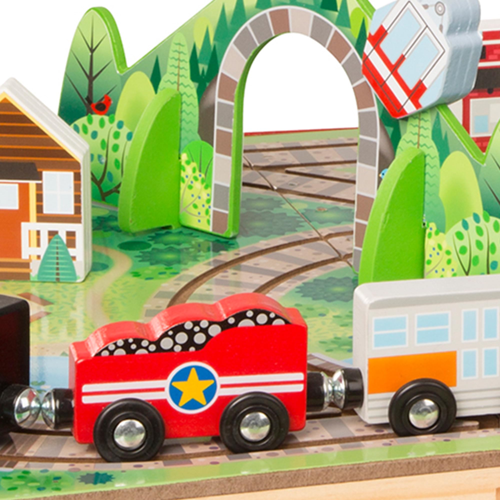 Melissa & Doug etiqueta FSC en producto, evidencia material responsable