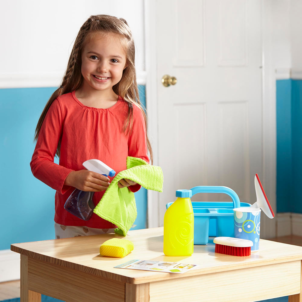 Melissa & Doug set en uso en la bañera fomentando juego sensorial