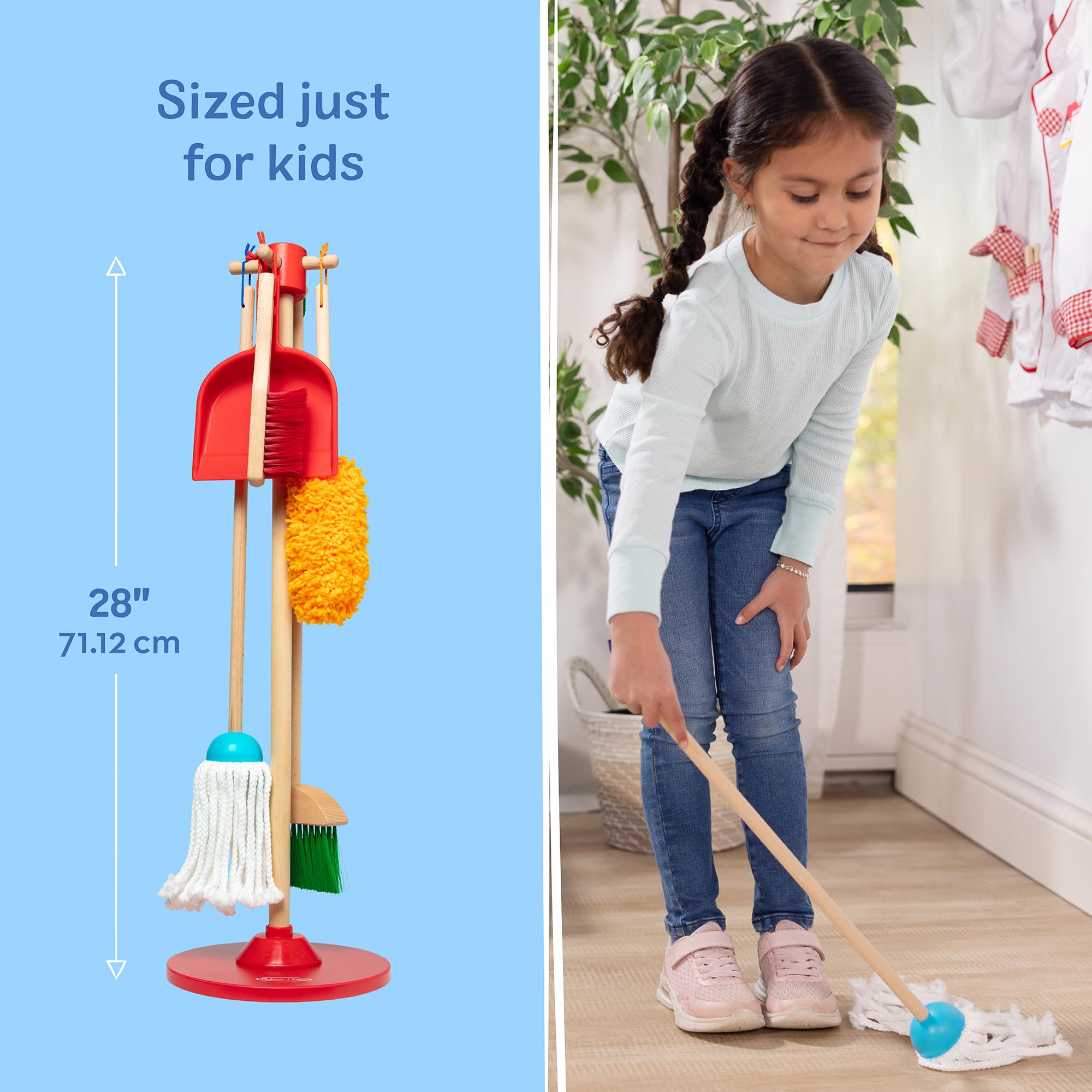 Melissa & Doug soporte organizador con todas las piezas, fomenta orden y autonomía