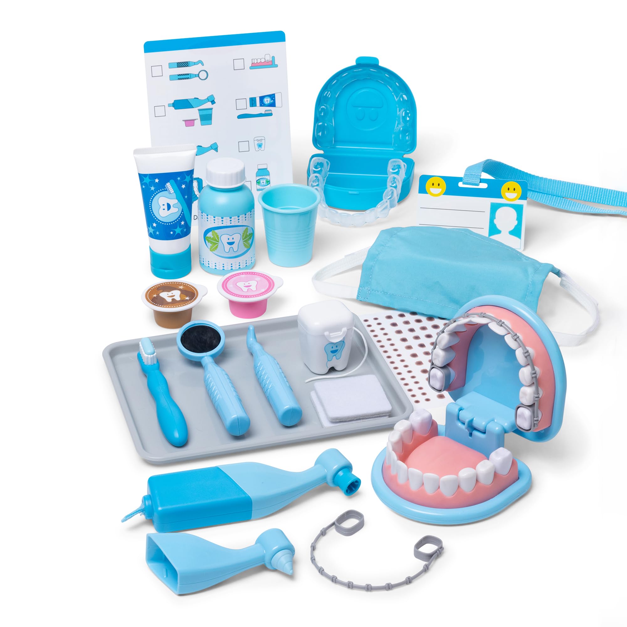Melissa & Doug caja frontal del set mostrando 25 piezas educativas