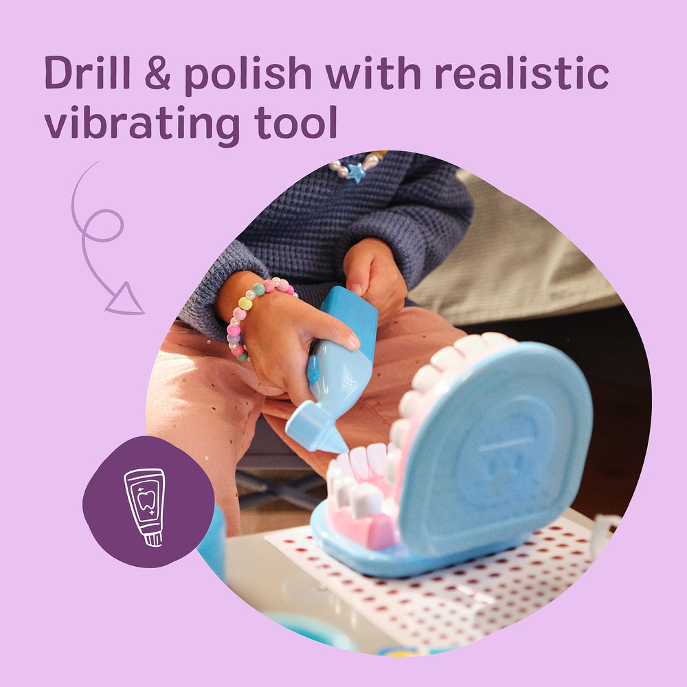 Melissa & Doug muelas removibles en primer plano para juegos táctiles y enseñanza