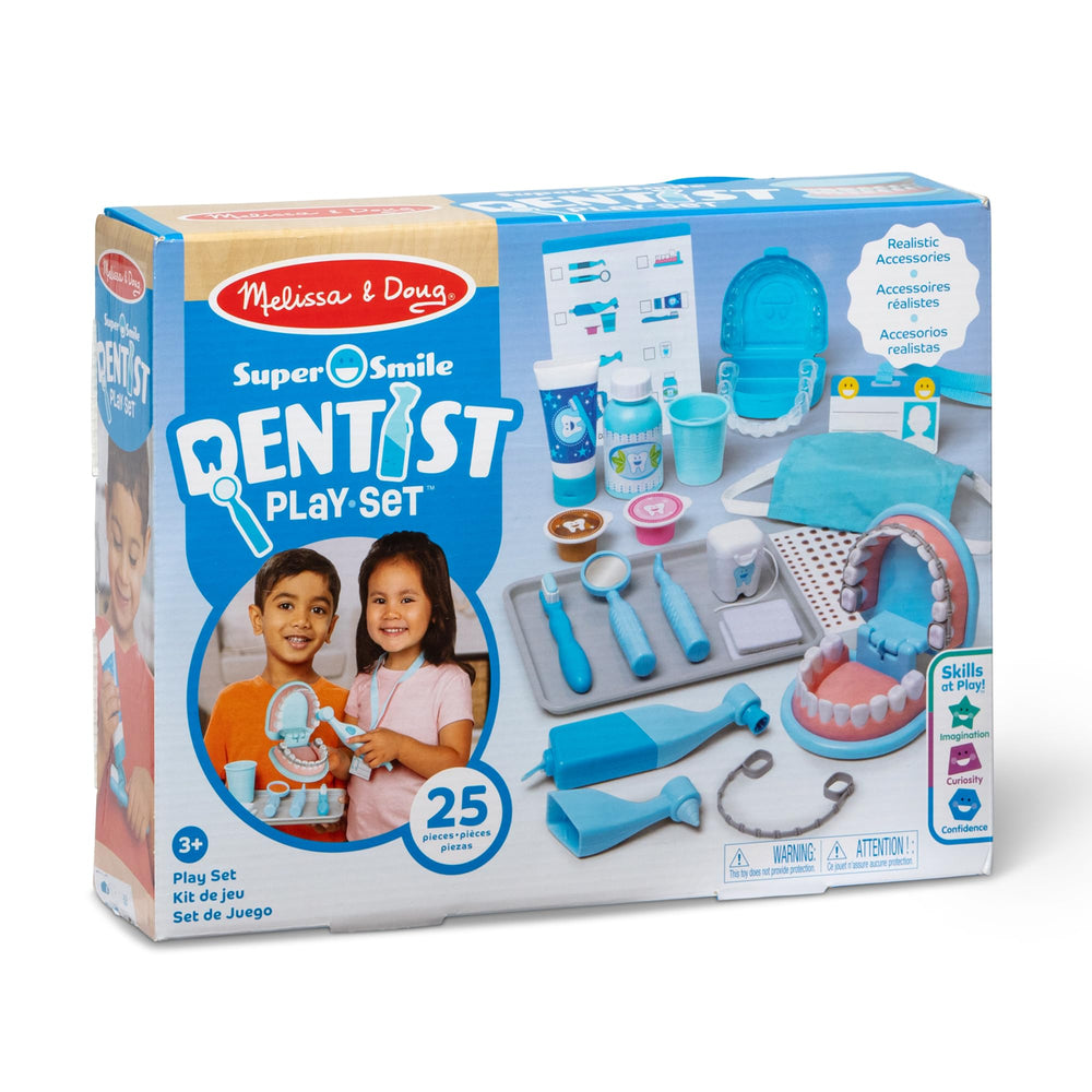 Melissa & Doug taladro vibratorio en detalle que simula limpieza dental divertida
