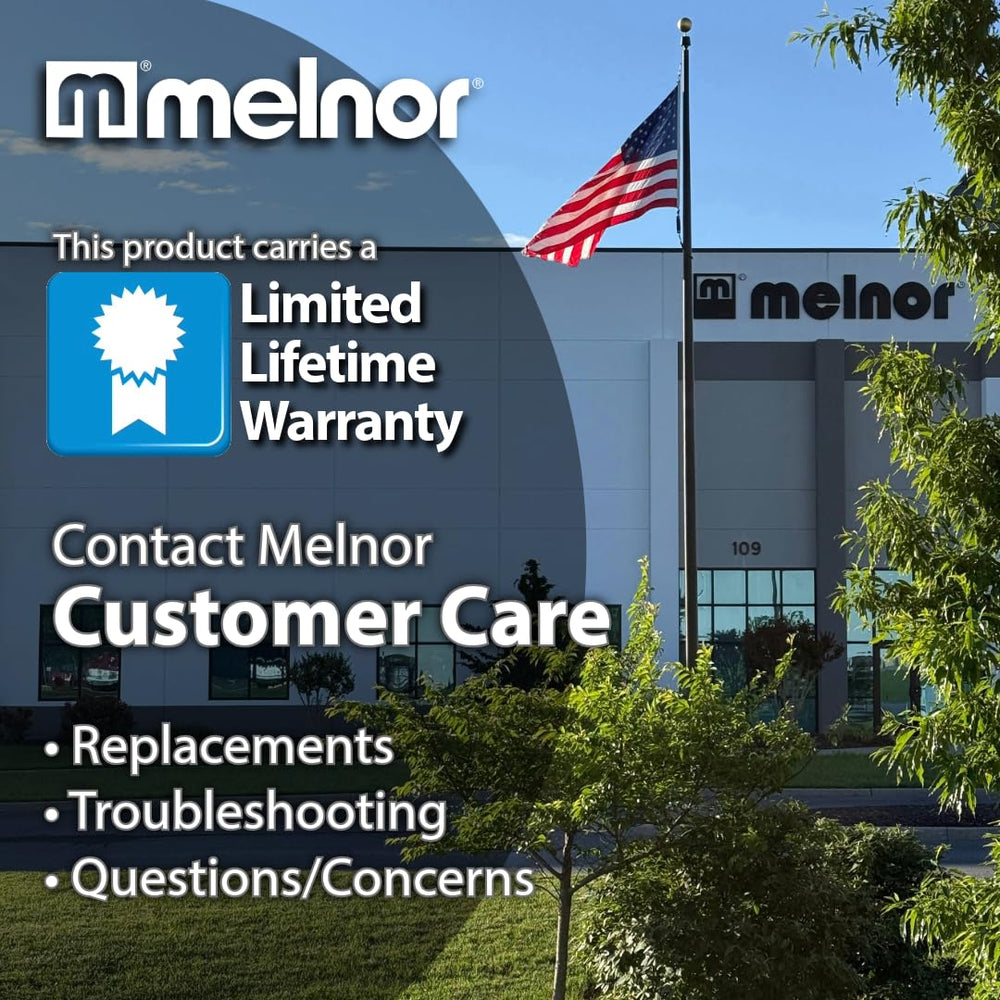 Melnor Quick Connect Starter Set conectado a manguera para instalación rápida