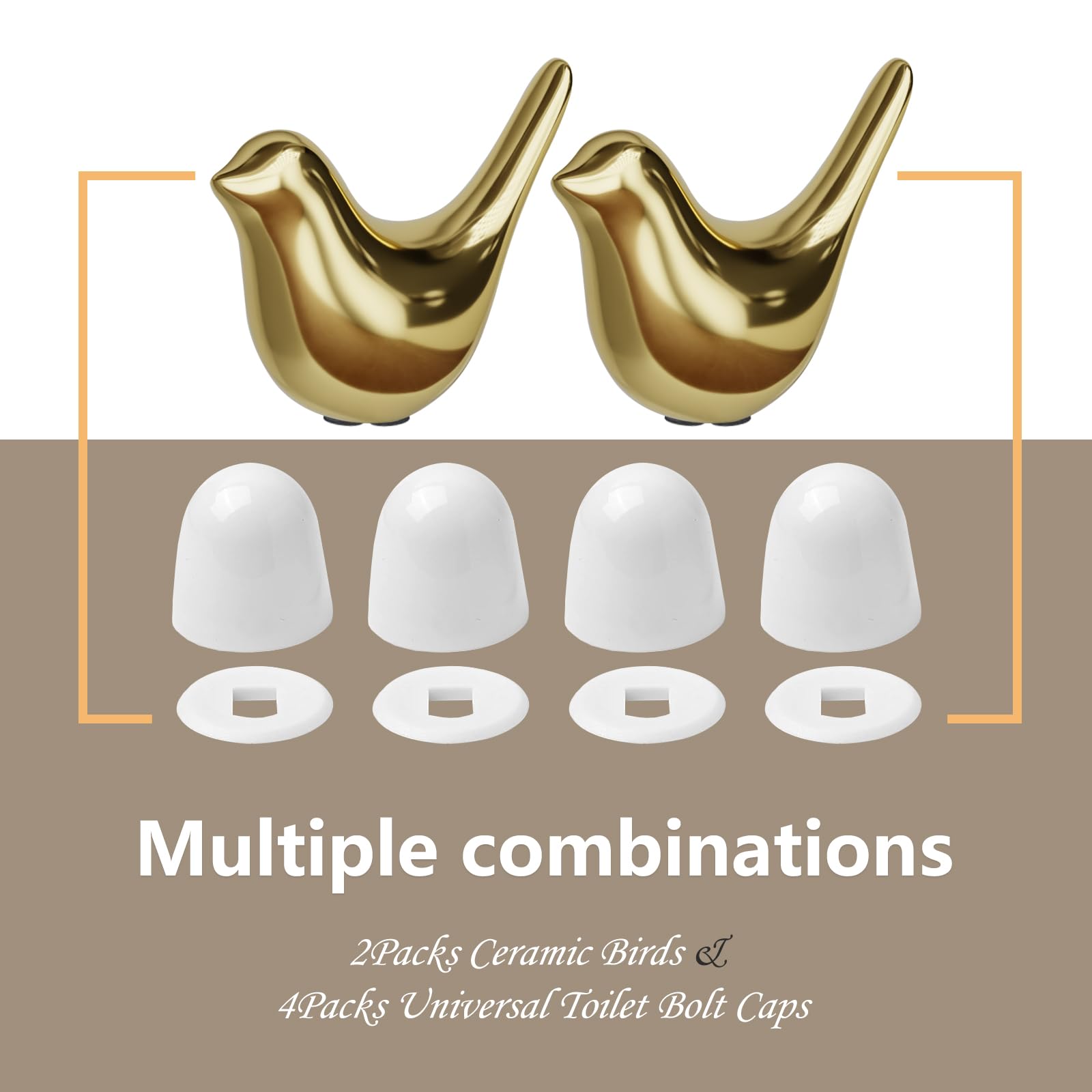 MENNTY ambiente de baño elegante con las tapas instaladas, mejora visual del espacio