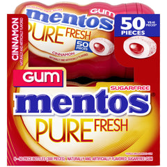 Bote abierto de Mentos con 50 piezas, práctico y resellable