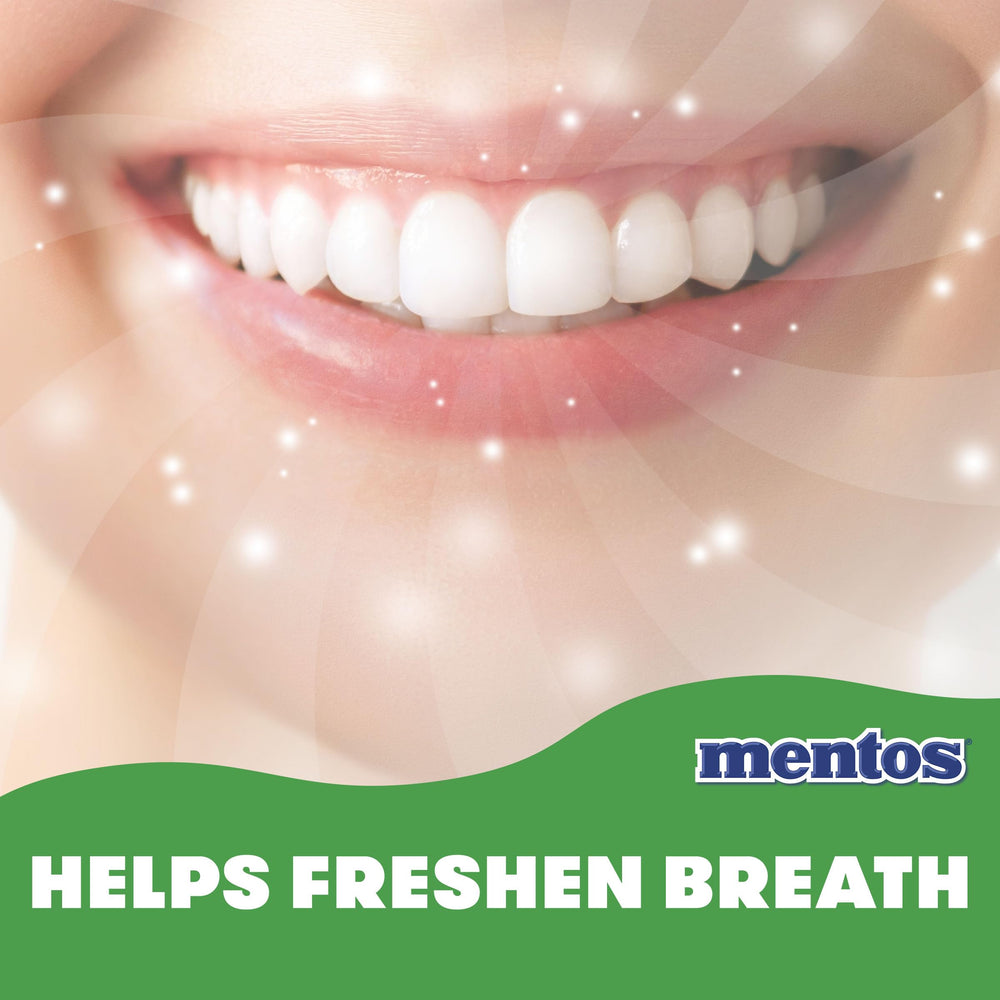 Mentos tapa re-closable preserva frescura y facilita uso