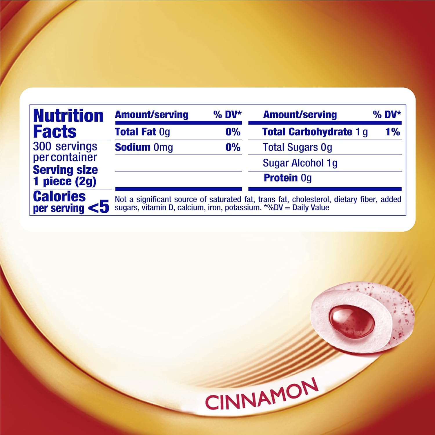 Persona masticando Mentos Cinnamon para aliento fresco y confianza