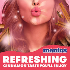 Rollos de Mentos distribuidos en mesa para fiesta listos para compartir