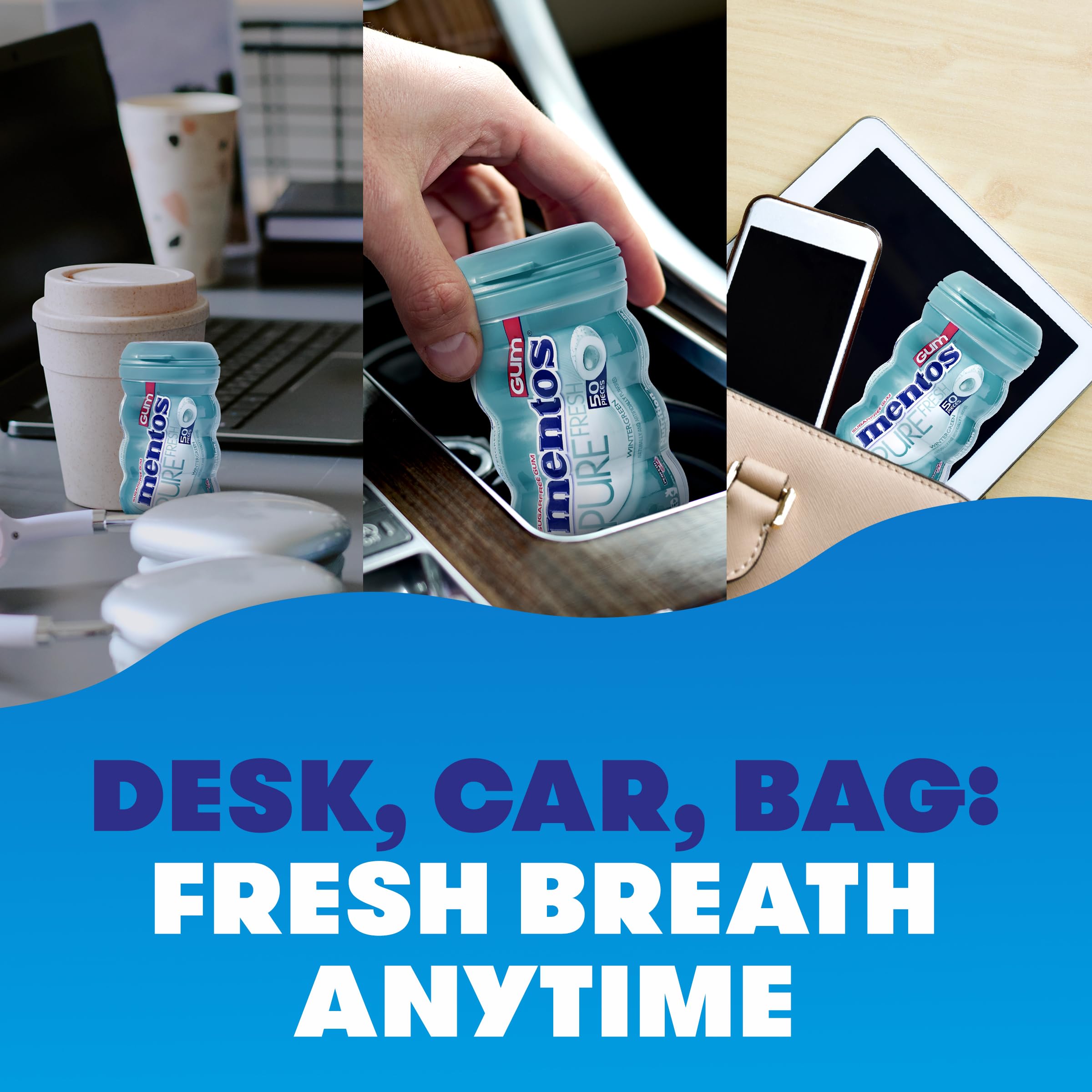 Mentos etiqueta con xilitol destacada para alternativa sin azúcar