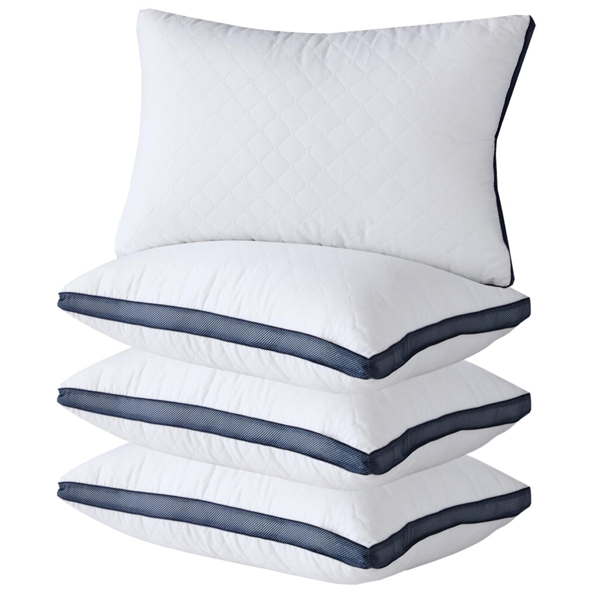 Meoflaw almohada frontal pack de 4 mostrando acabado elegante y confort