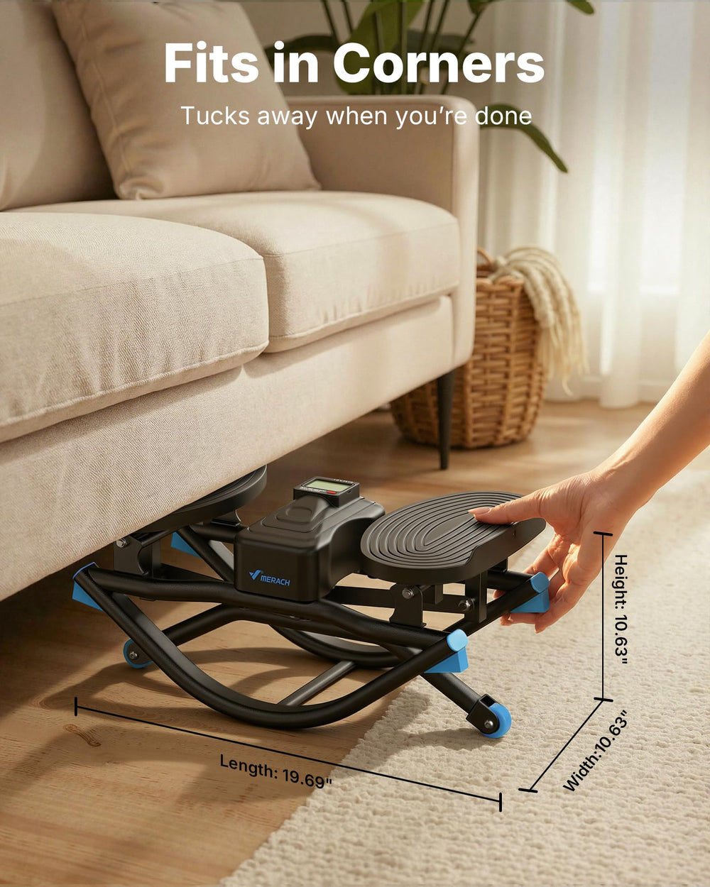 MERACH plataforma paralela que protege articulaciones y reduce impacto