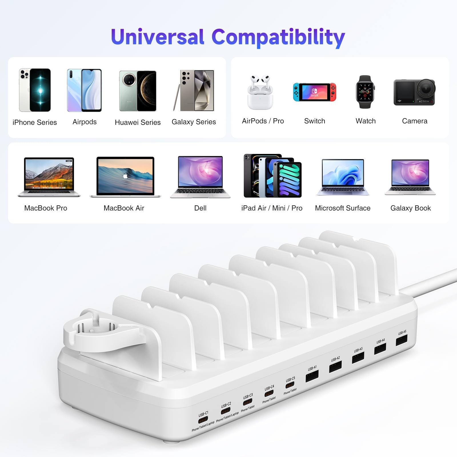 MERGROLY comparación de tamaño con portátil y smartphone para referencia de escala