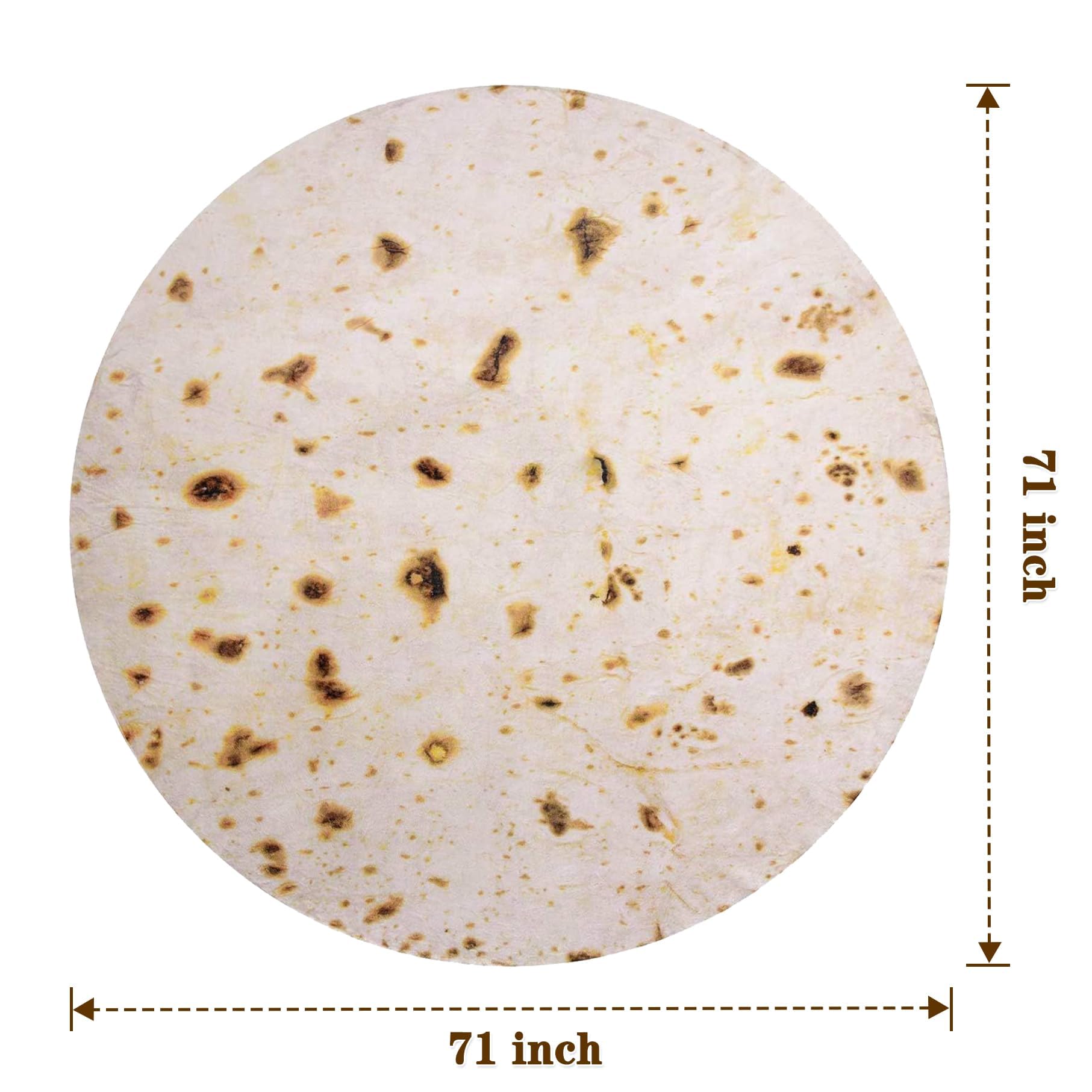 mermaker manta tortilla en ambiente de fiesta aporta humor decorativo