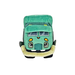 MerryMakers Trash Truck detalle bordado que garantiza seguridad y durabilidad