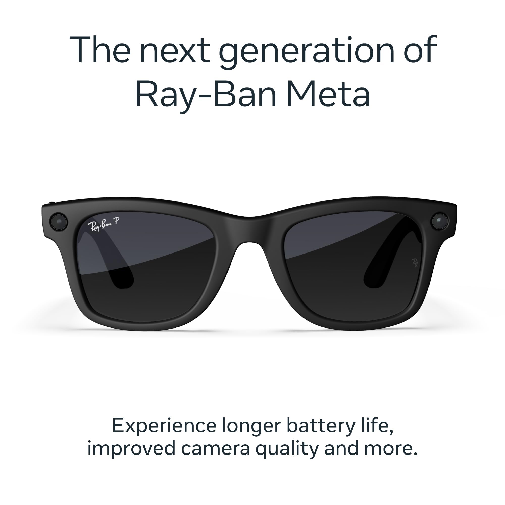 Meta Ray-Ban primer plano del puente y patillas mostrando detalle y comodidad