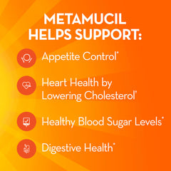 Metamucil polvo de psyllium textura cercana para mezclar fácilmente