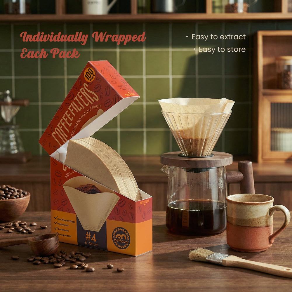 Metflavor filtro empaquetado individualmente, higiene y frescura