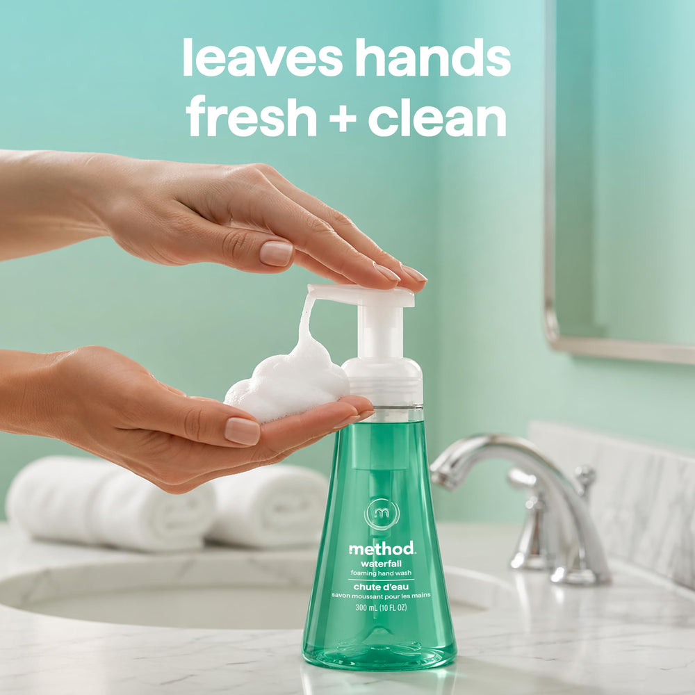 method ambiente de baño con recambios, aroma fresco y estética ordenada