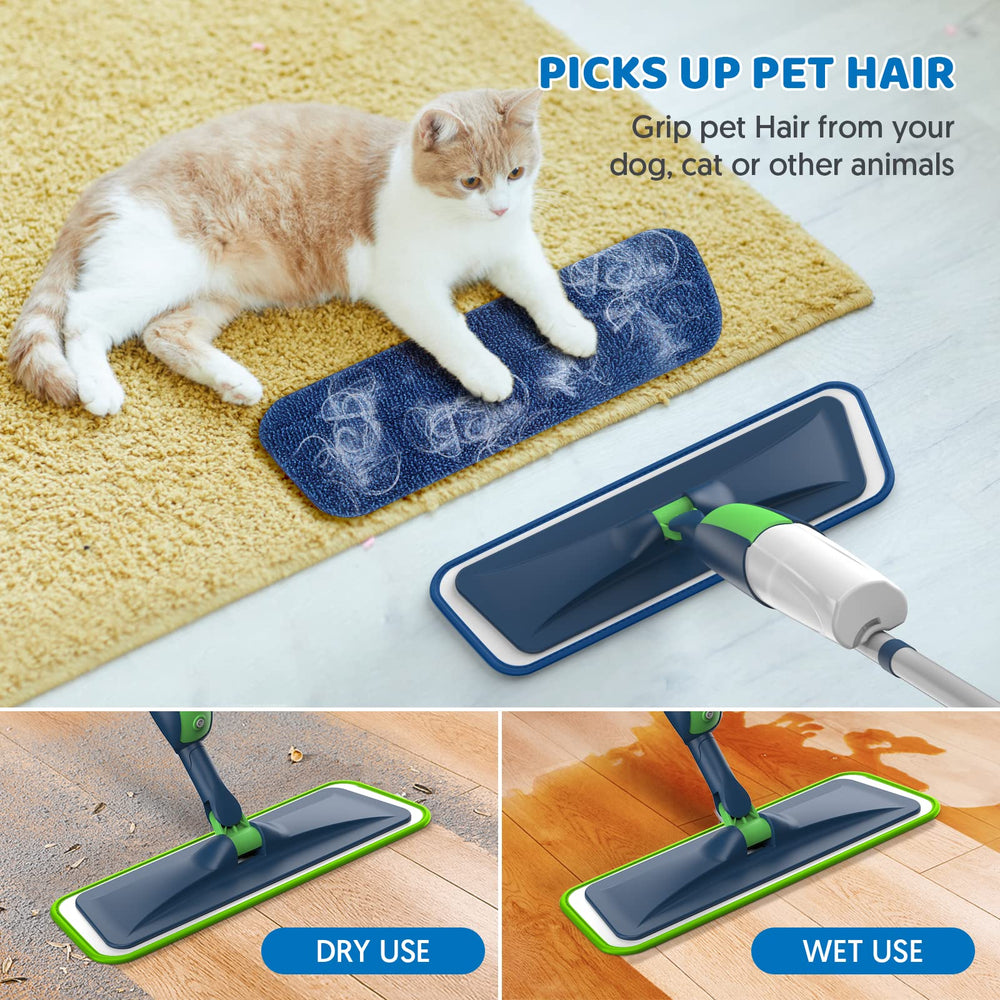 MEXERRIS microfiber pad close-up showing soft fibers for gentle floor protection