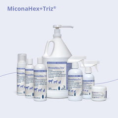 MiconaHex+Triz aplicado en perro; mejora el brillo y manejo